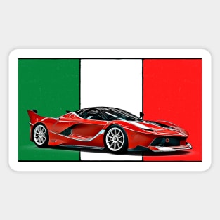 FXX Italian Print Sticker